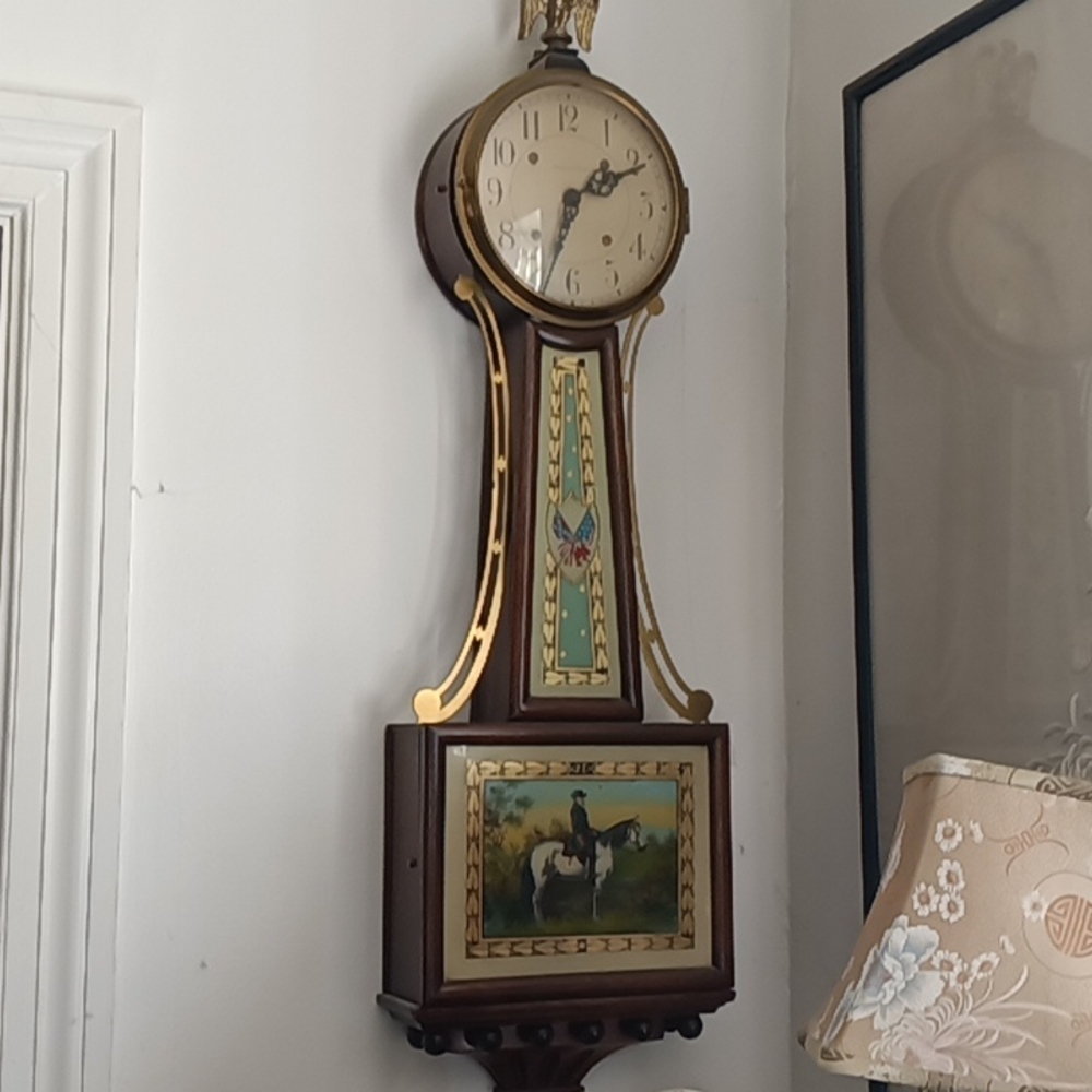 Waltham  Banjo Clock